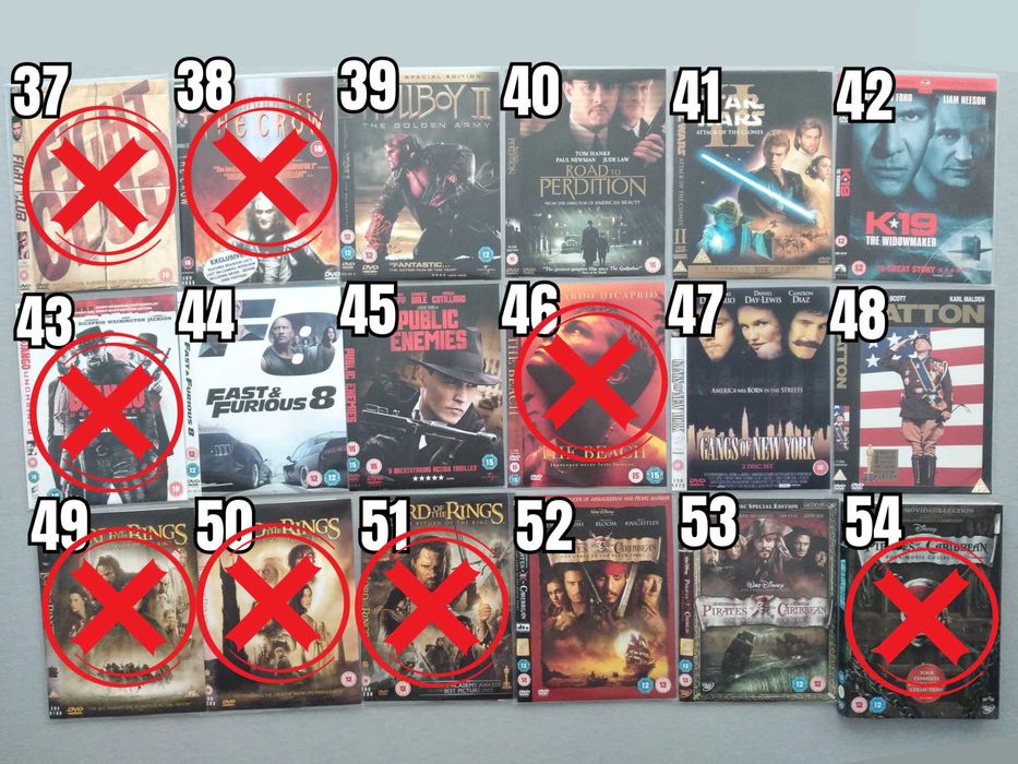 Екшън, Драма, Трилър, Ужаси Филми DVD's - Оригинални Филмови Дискове на Английски Език