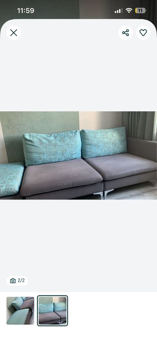 Диван модульный срочно продам