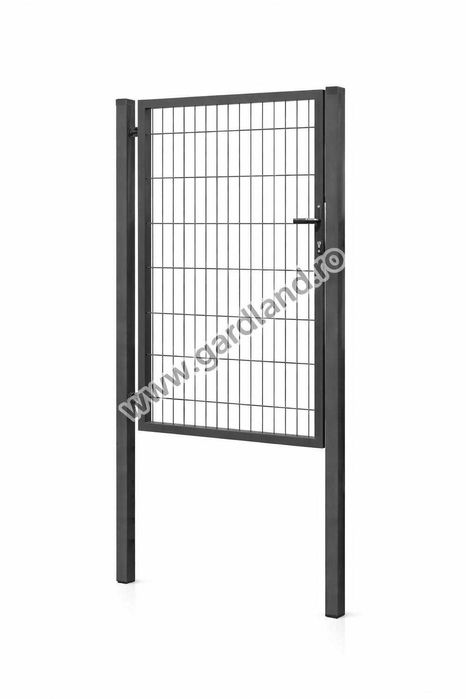 Poarta pietonala metalica 1.20m / 1.50m / 1.70m / 2m / gri / verde/ Zn