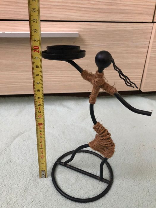 Suport lumanare metalic