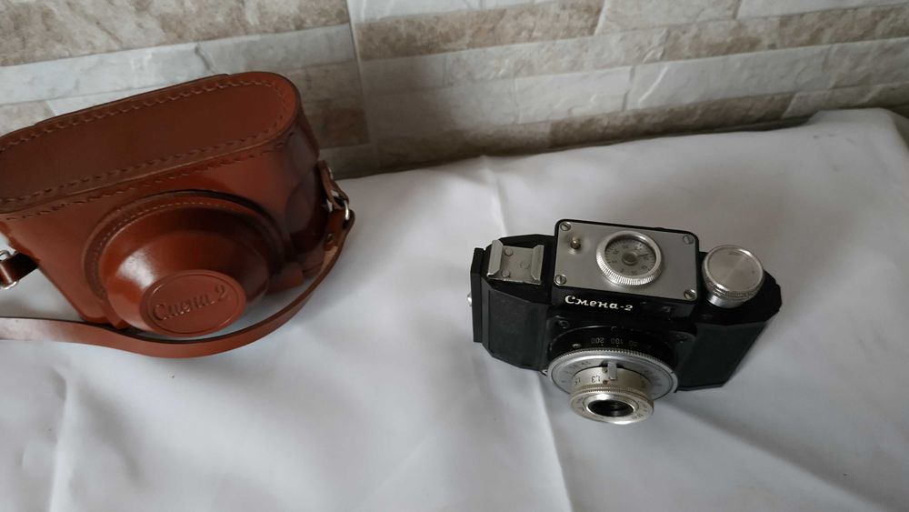 Стар механичен фотоапарат Смена 2 / Smena 2 - Антика