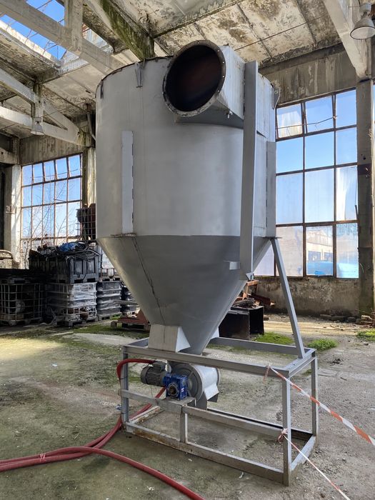 Циклон бункер прахоуловител