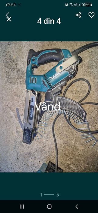 Masina de înșurubat cu banda Makita