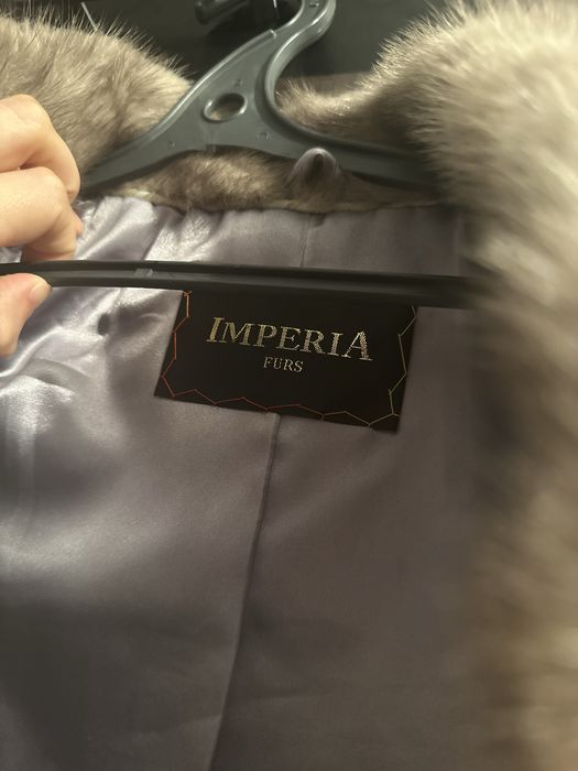 Норковая шуба серая трансформер