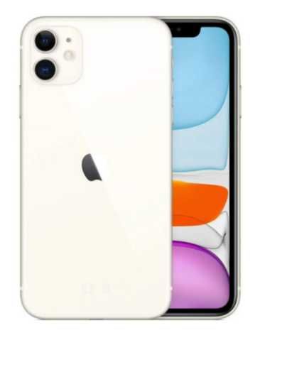 Telefon Apple Iphone 11 , 128 Gb, Alb , impecabil