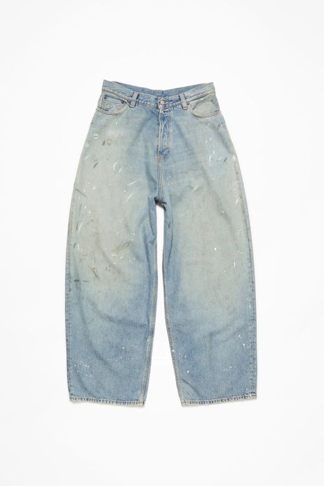 Acne Studios Loose fit jeans 2023F light blue
