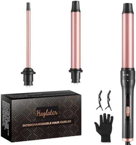 Бързи и Издръжливи Къдрици: Haglater Маша за коса 3 в 1 с Ръкавица