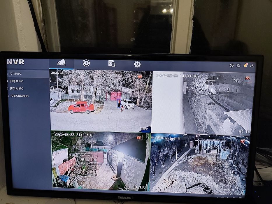 Установка камера