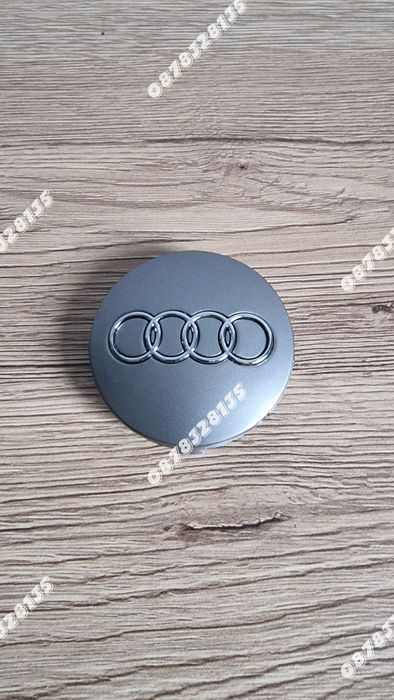 Капачки за джанти Audi 60мм графит комплект 4бр