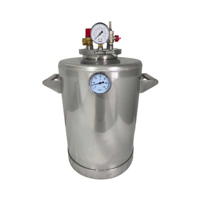 Autoclav 40L pentru fabricarea conservelor Inox alimentar AISI 304 NOU Garantie 24 luni Livrare rapida