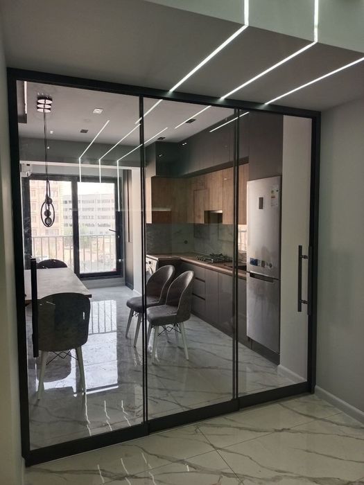 Межкомнатные стеклянные перегородки