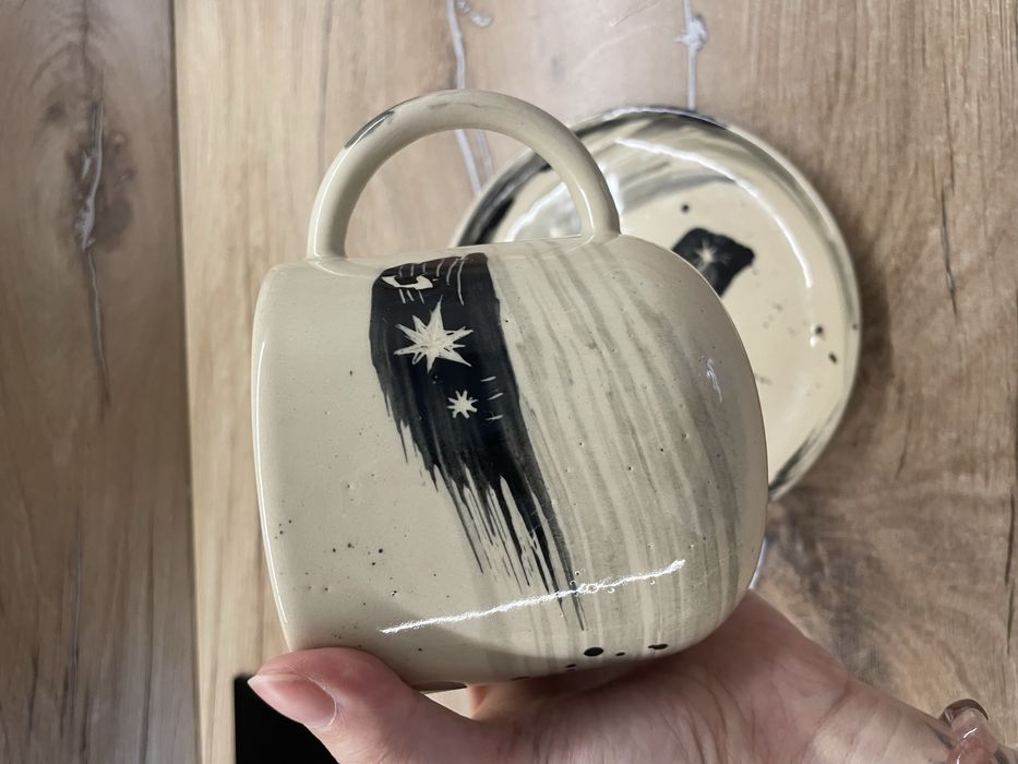 Набор кружки и тарелки