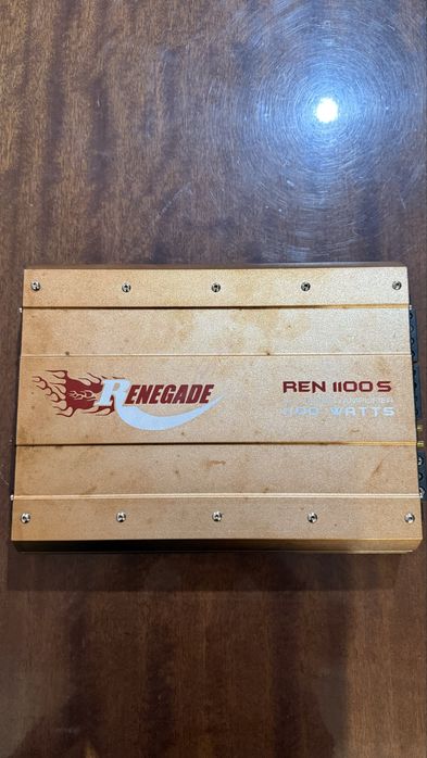 Бас каса и усилвател за кола Renegade