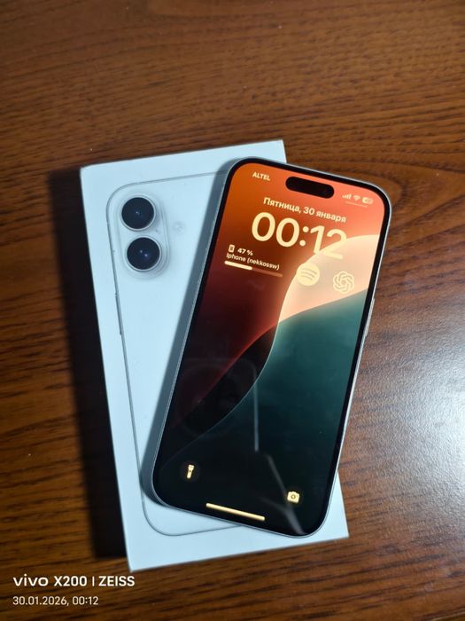 Iphone 16,256,99%,есть гарантия