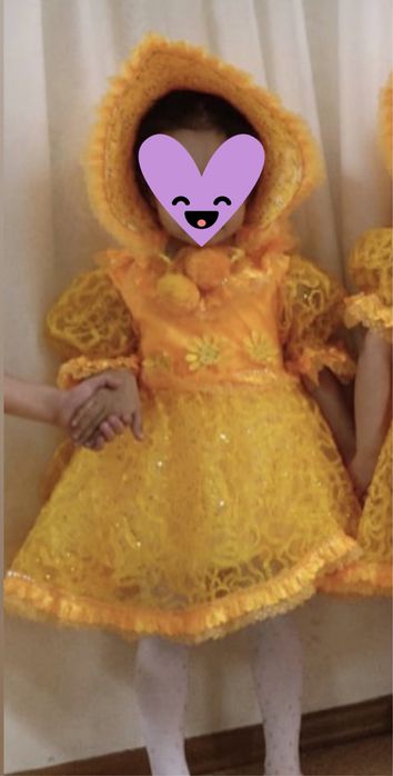 Платье куколка с шапкой!