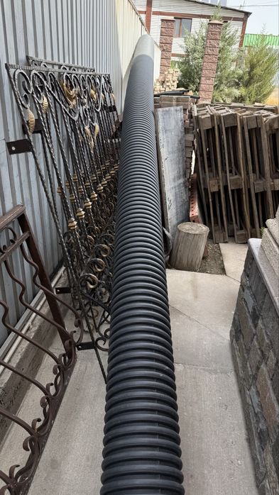 Труба гофрированная 250 мм ливневая канализационная