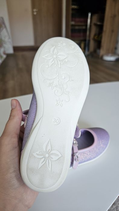 Balerini mov cu sclipici Graceland 30