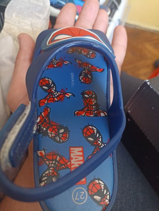 Детски джапанки, пантофки Спайдърмен