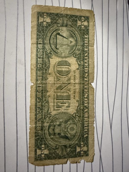 1 dollor купюра 1969-го года!