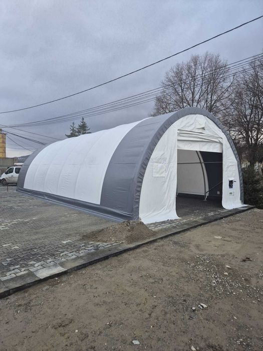 Cort depozitare semirotund, cort industrial