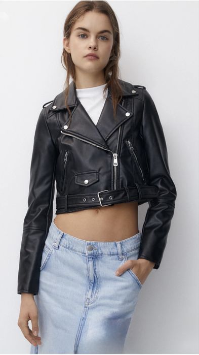 Кожено яке Pull&Bear