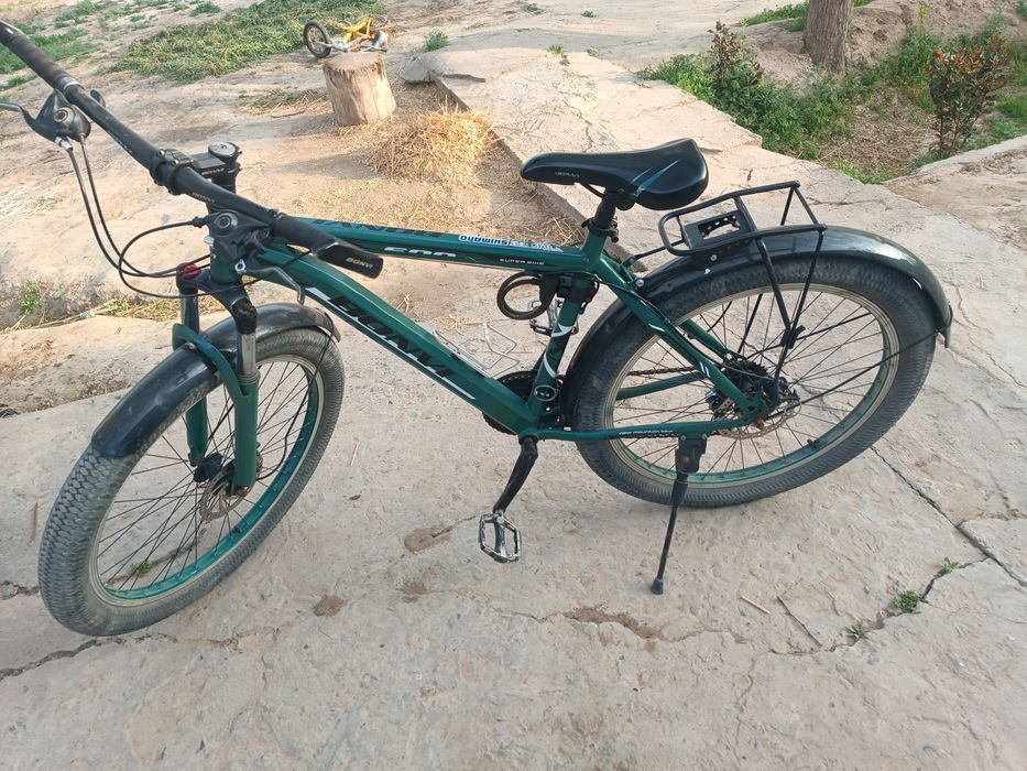Bonve velosiped  yashil rangda