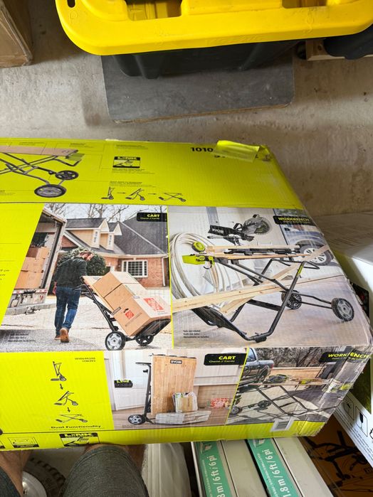 Комбинирана количка и работна маса Ryobi