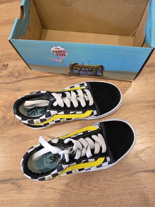 Кеды vans каллобарация спанч боб 30 размер