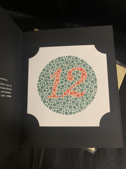 Carte de testare ishihara 38 de planse