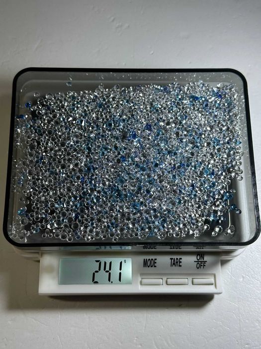 LOT CRISTALE SWAROVSKI - Rotunde - Diferite marimi - Albe, Albastre !