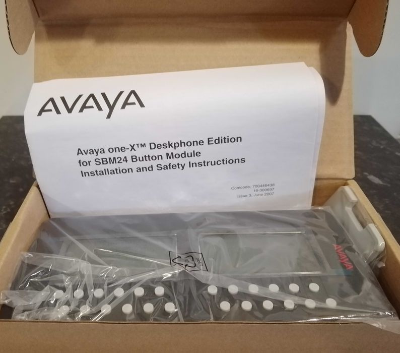 IP телефон Avaya J129 , разширителен модул SBM24 - Фабрично запечатани