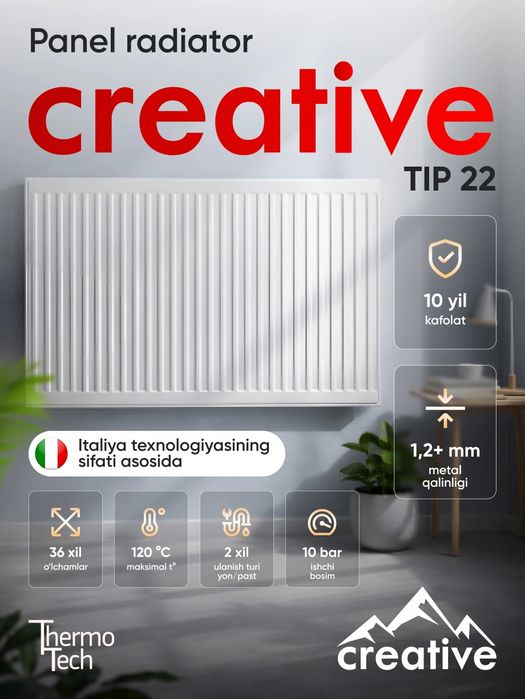 Панель радиатор CRETATIVE