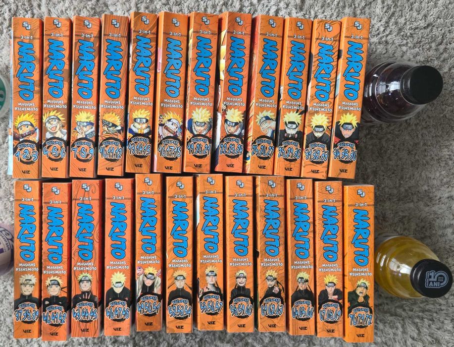 Vând Set Complet Manga Naruto (Ediția 3-in-1)