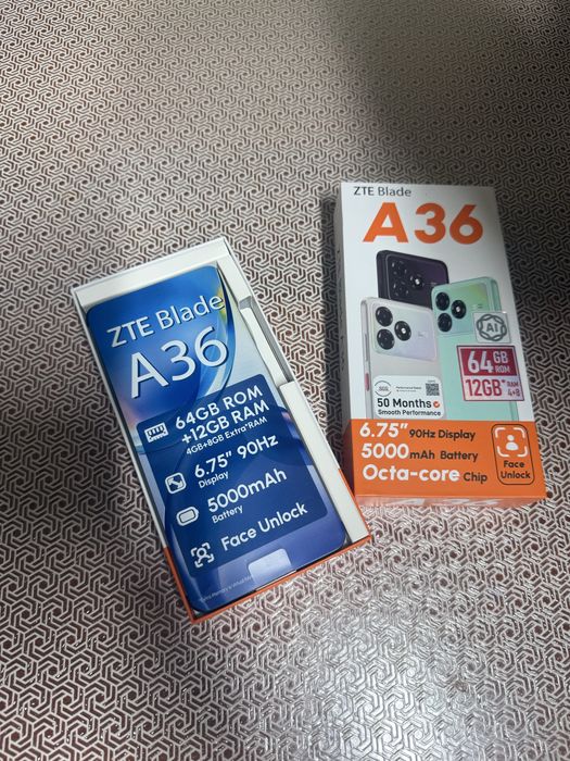 ZTE Blade A36 12GB RAM,