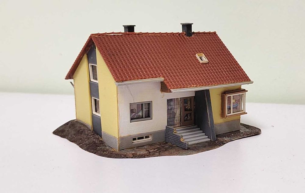 lot machete casute diorama H0 1:87 CFR