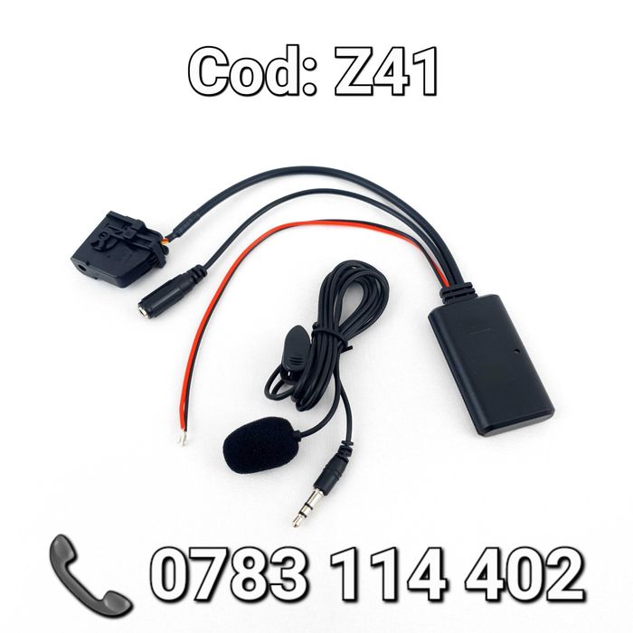 Modul Bluetooth + Mic–Cablu Aux–RNS RNS2 MFD2 MFD3 RCD RNS E–VAG– Z41