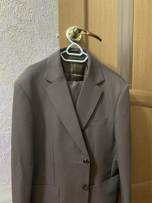 Пиджак двойка коричневая