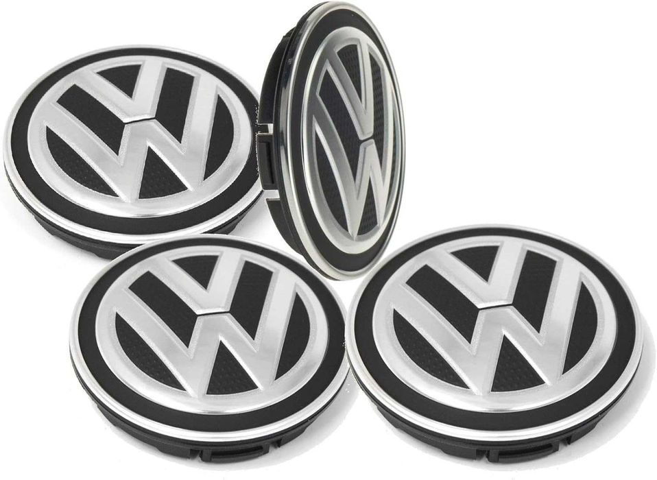 VW Капачки за джанти 56мм и 65мм нов стил Volkswagen Golf Passat