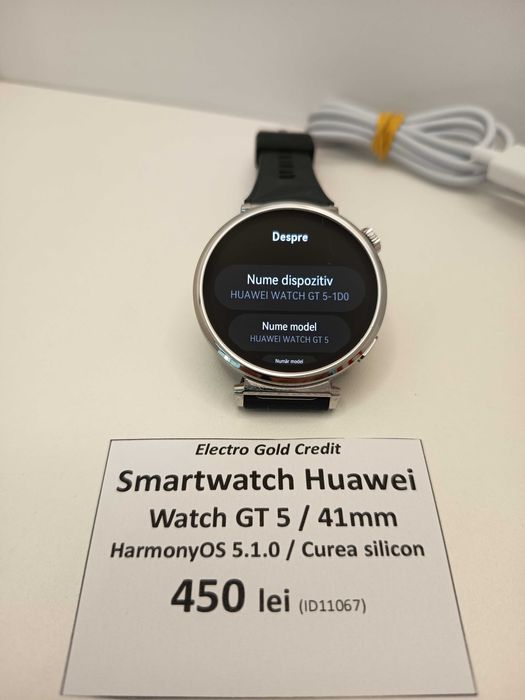 Smartwatch Huawei Watch GT5 41mm/White/Incarcator ID11067