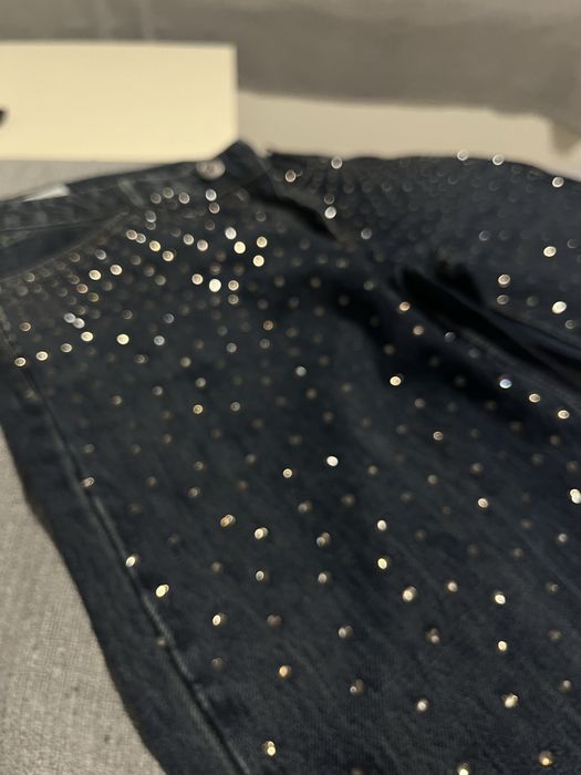 Дънки с камъчета Zara