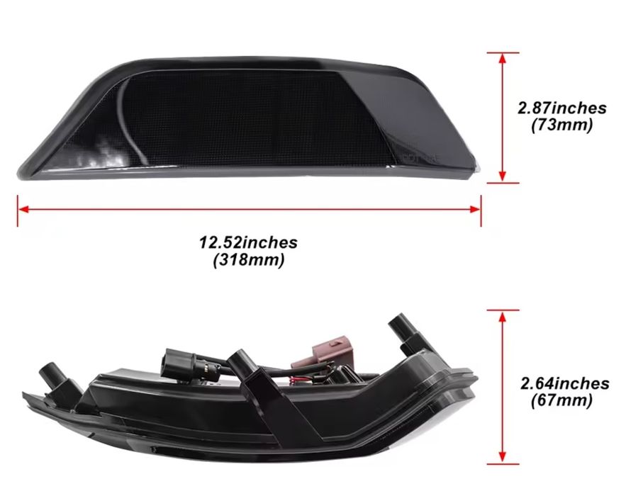 Set semnalizari  fata ford mustang