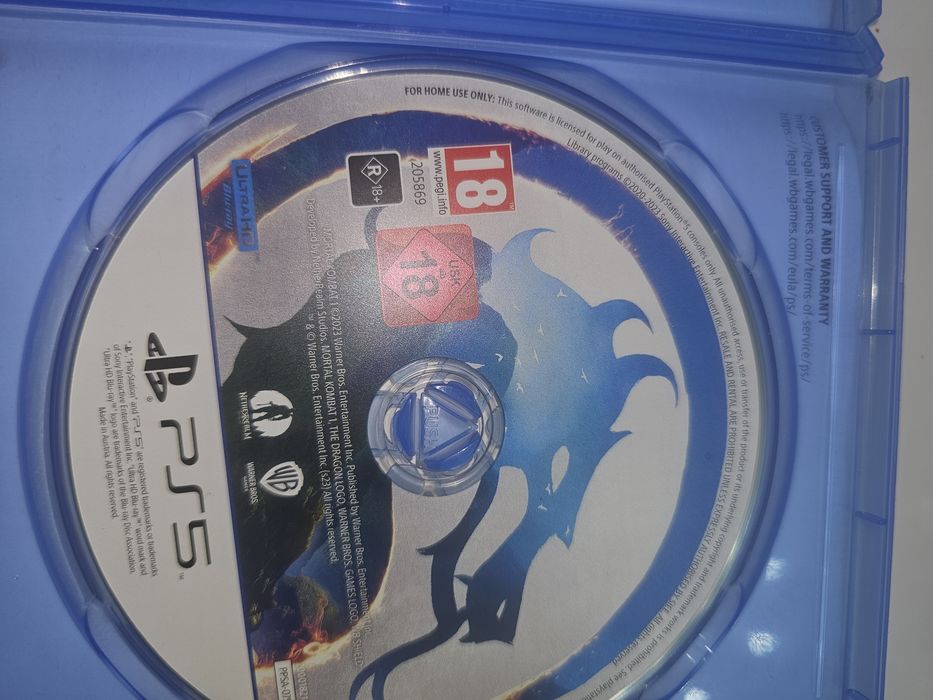 Игра ,диск Мортал Комбат Playstation5