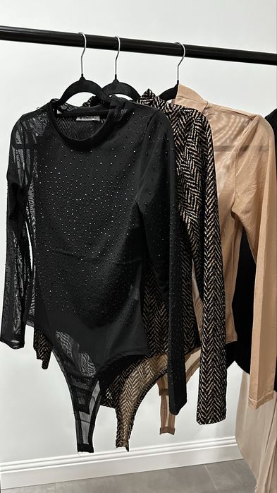 Женское боди  с рукавами