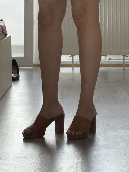 Туфли танкетки на каблуке размер 40