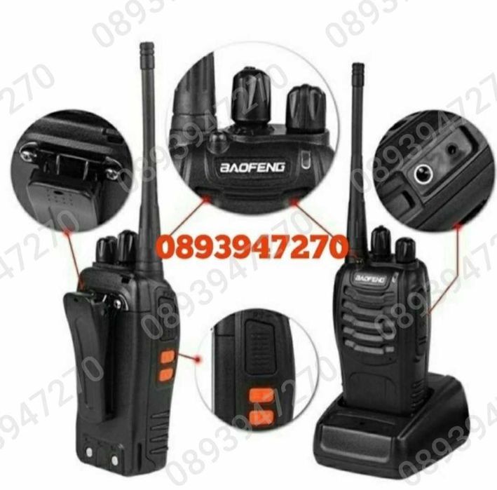 Радиостанция баофенг 2 броя в комплект 888 уоки токи