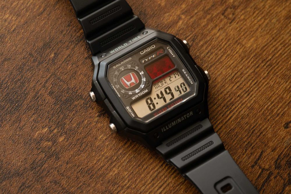 Ceas Custom Casio AE1200 Tribut JDM Honda