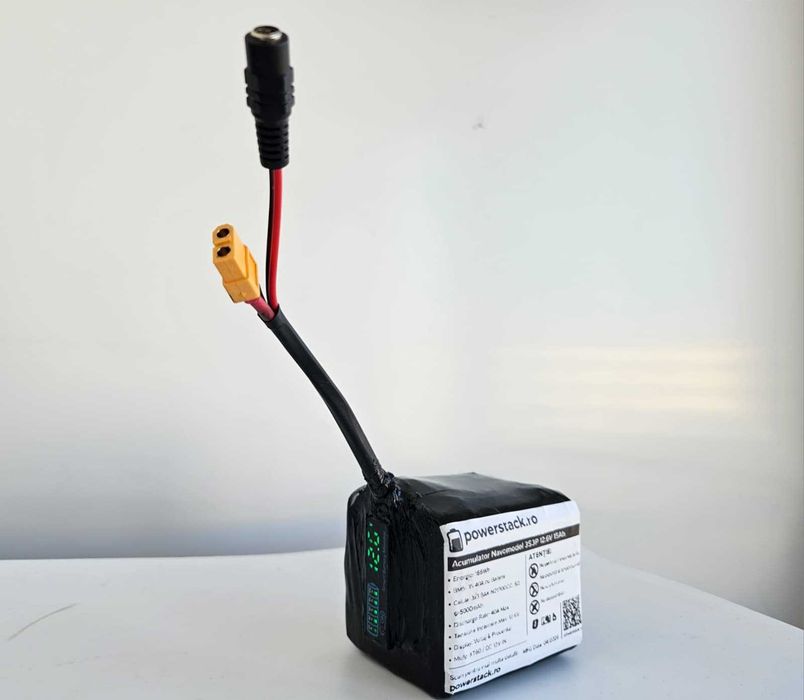 Acumulator Li-Ion 3S 11.1V 15Ah Celule Noi LG M50L pentru Navomodel, Barcuta Plantat, Lumini