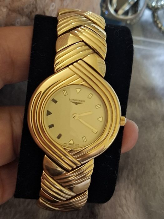 Ceas longines vintage placat cu aur