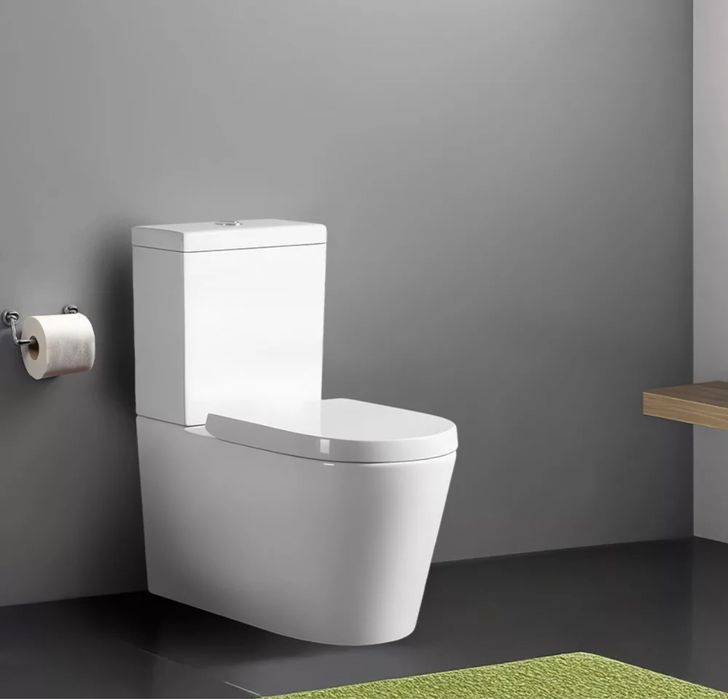 WC monobloc Leziter Paulo Rimless Nou, sigilat, cu garanție și factură
