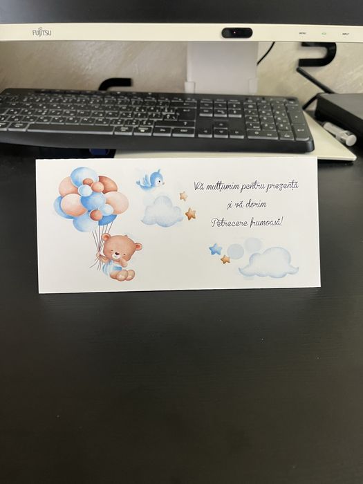 Plic Dar (Bani) Botez 1 leu bucata am si Nunta Sau Cununie